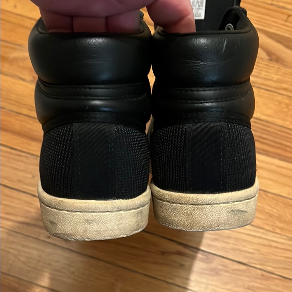 adidas Men's Americana Hi High Sneakers Casual Shoes - Black - Picture 10 of 11